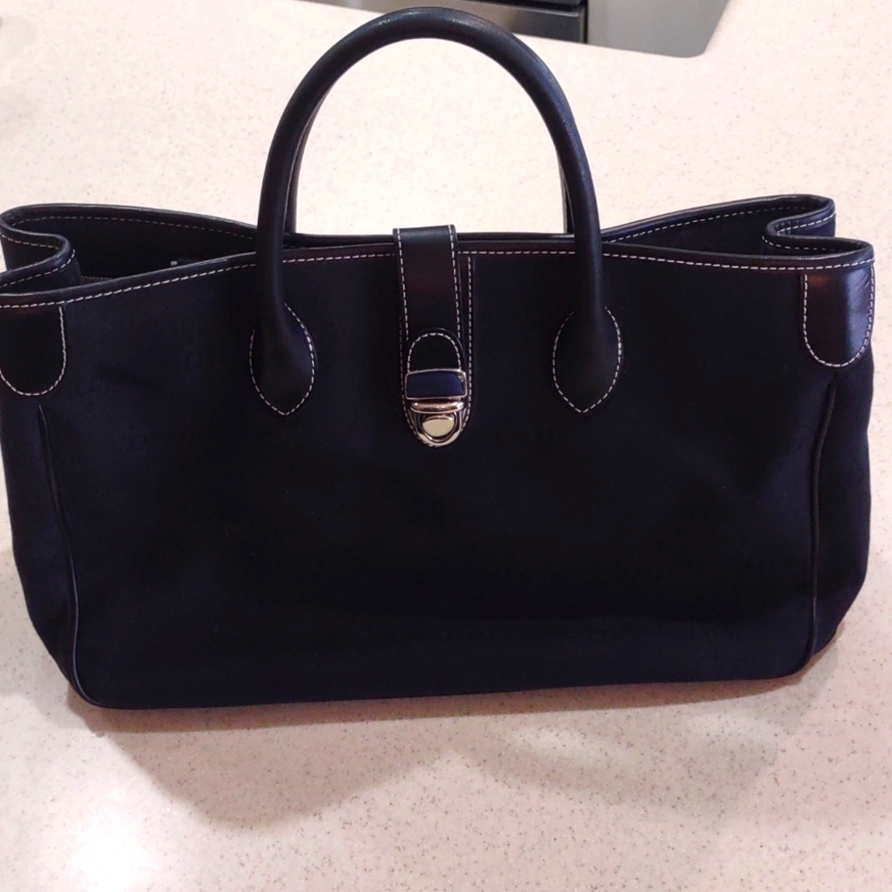 Dooney & Bourke Midnight Blue Satchel EUC